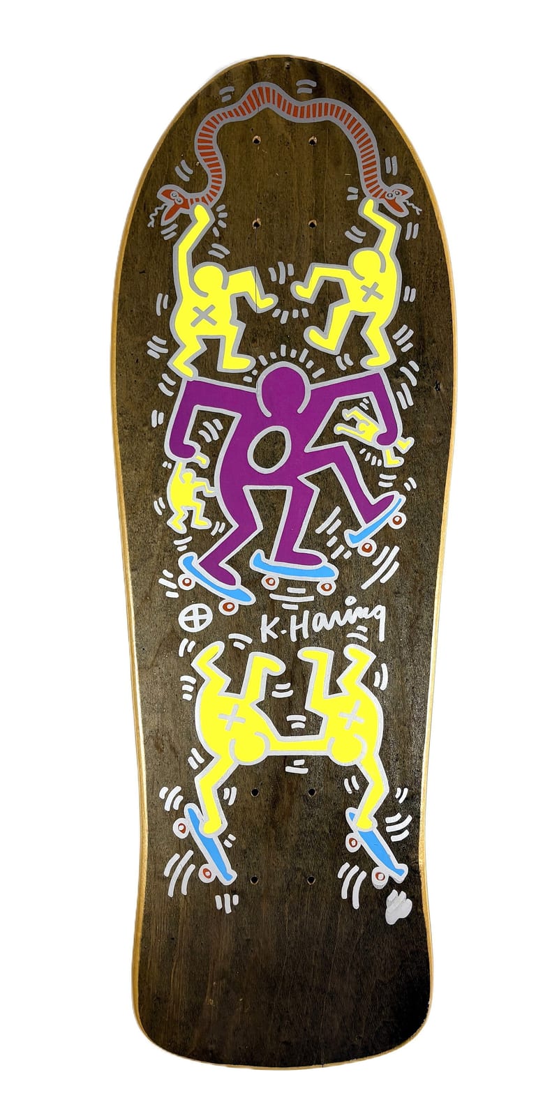 Pop art skateboard deck sold at Cardenas Auctions